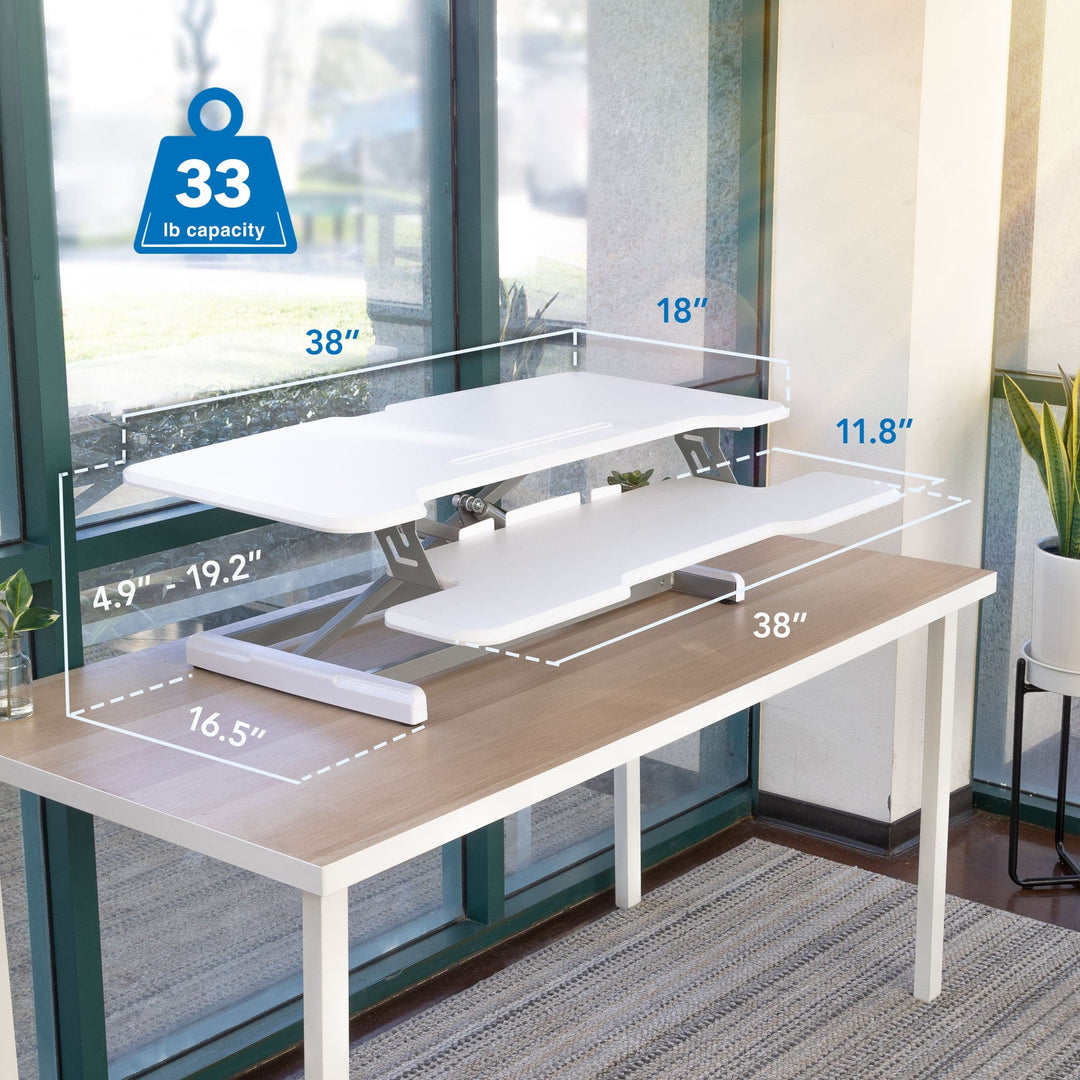 Mount It - Standing Desk Converter For 38" Desktop