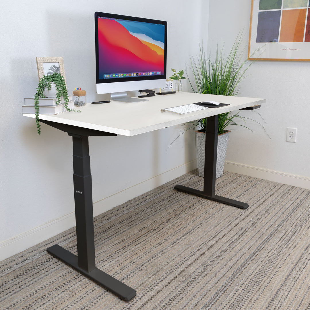 Mount It - Ultimate Dual Motor Electric Standing Desk with 48" Tabletop - Black Base