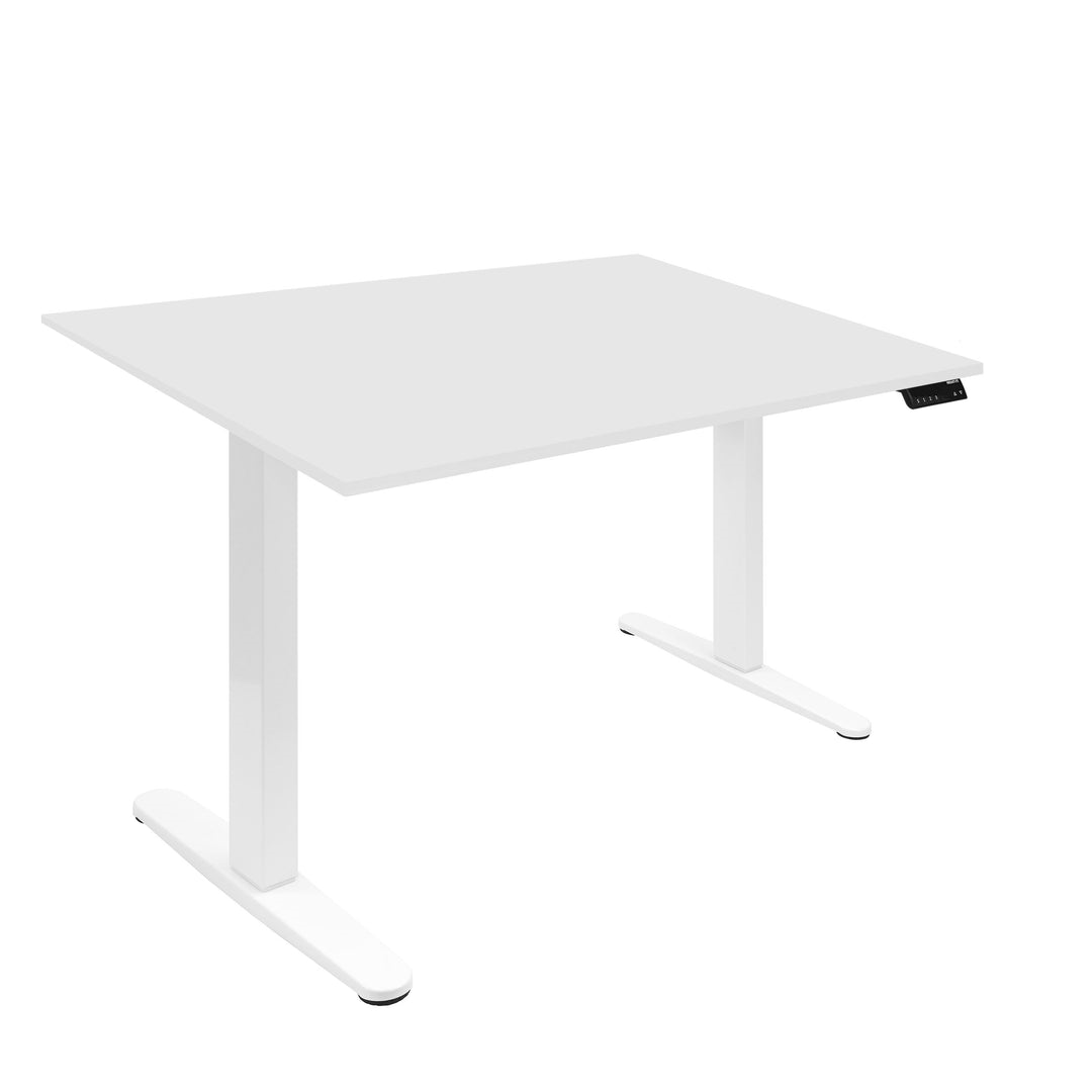 Mount It - Dual Motor Electric Standing Desk with 48" Tabletop - White Base