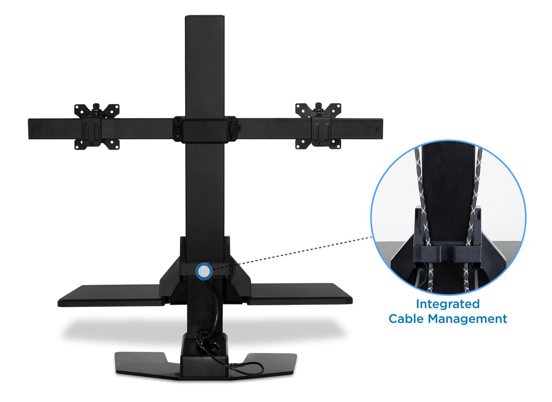 Mount It - Wide Motorized Sit-Stand Desk Converter