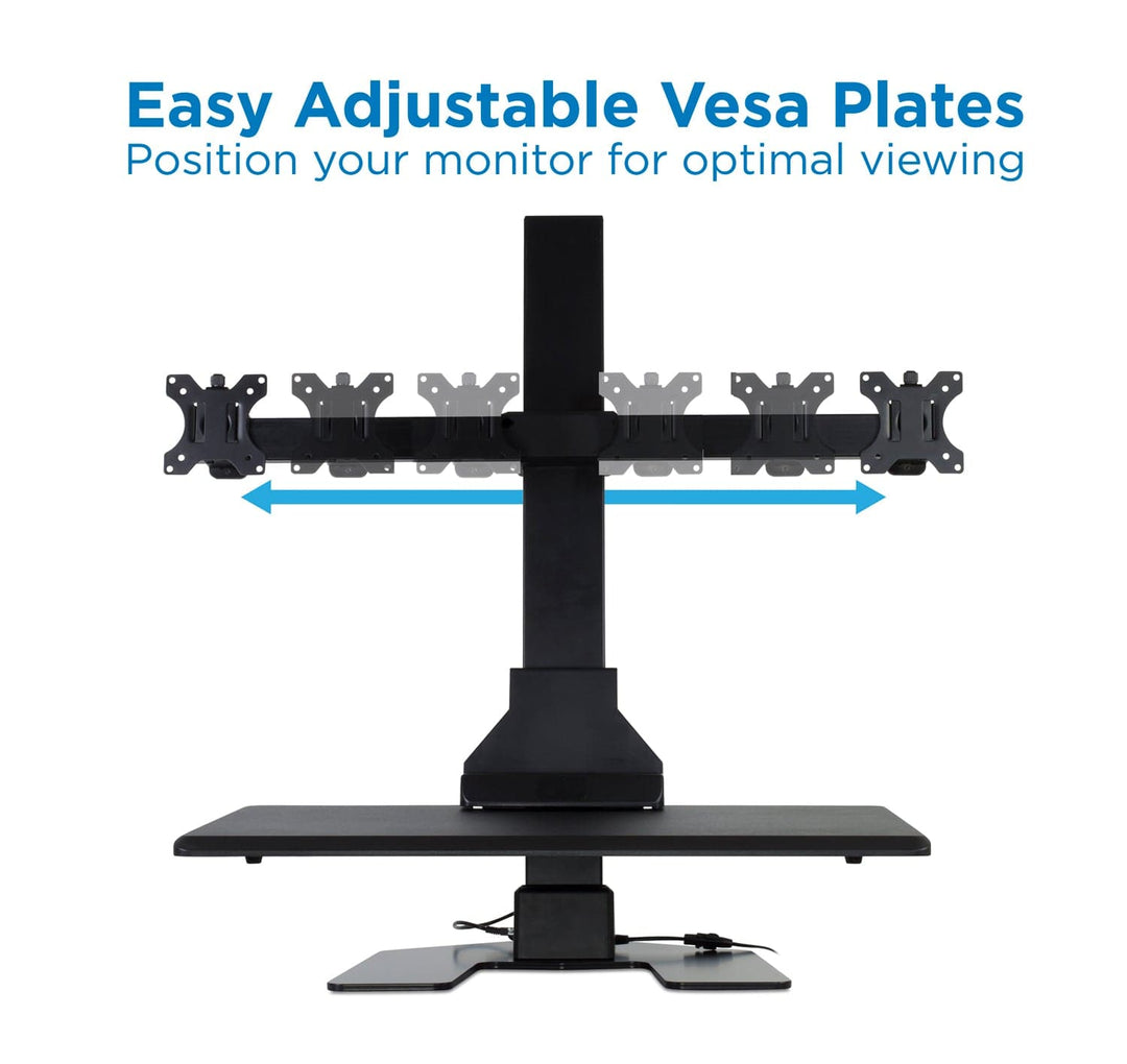 Mount It - Wide Motorized Sit-Stand Desk Converter