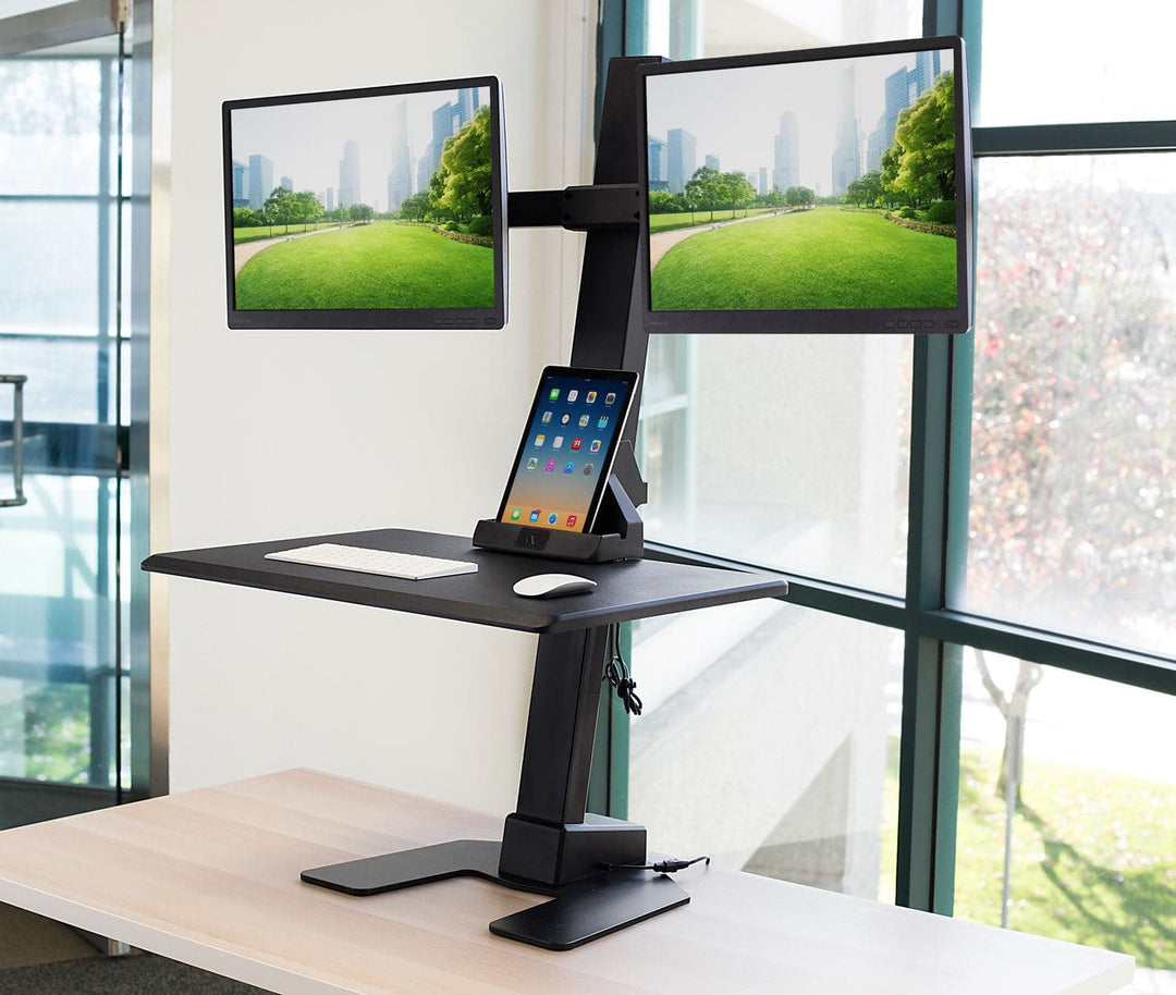 Mount It - Wide Motorized Sit-Stand Desk Converter