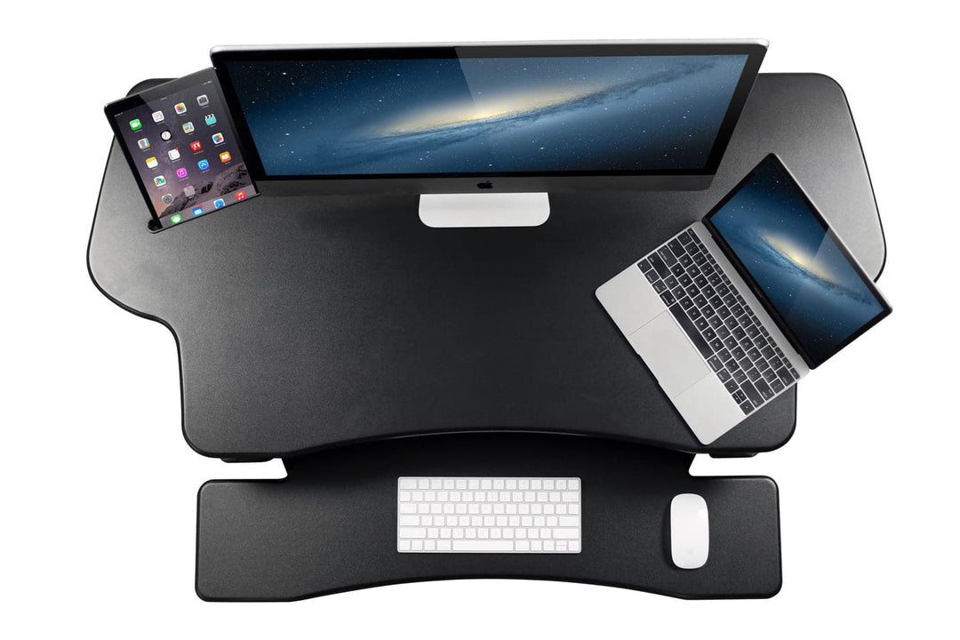 Mount It - Electric Standing Desk Converter with Large Platform | MI-7962