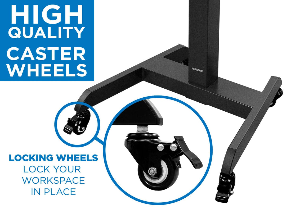 Mount It - Electric Mobile Standing Desk