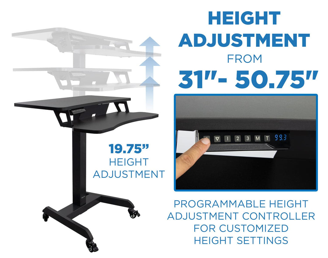 Mount It - Electric Mobile Standing Desk