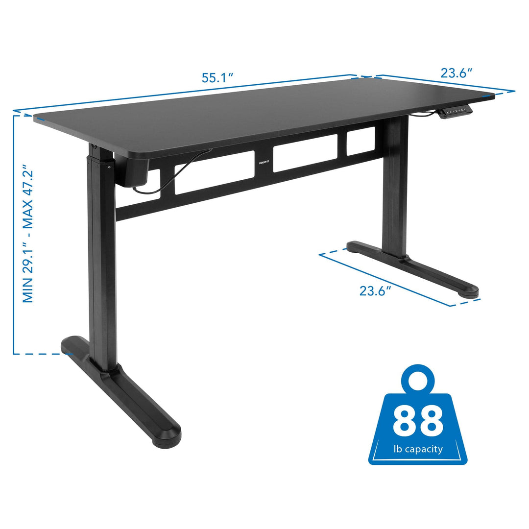 Mount It - Electric Standing Desk with 55" Tabletop