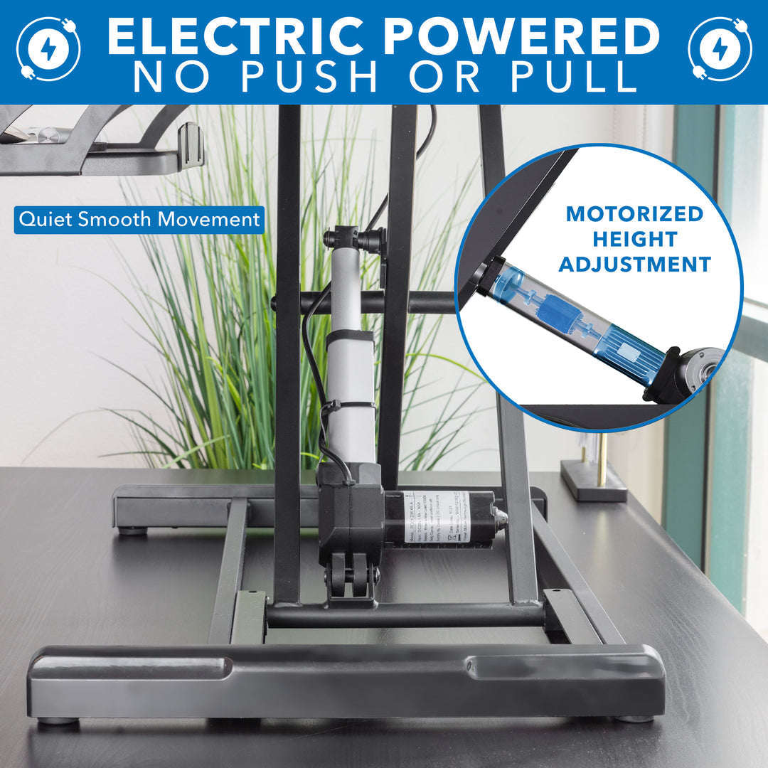 Mount It - Electric Standing Desk Converter with 38" Desktop