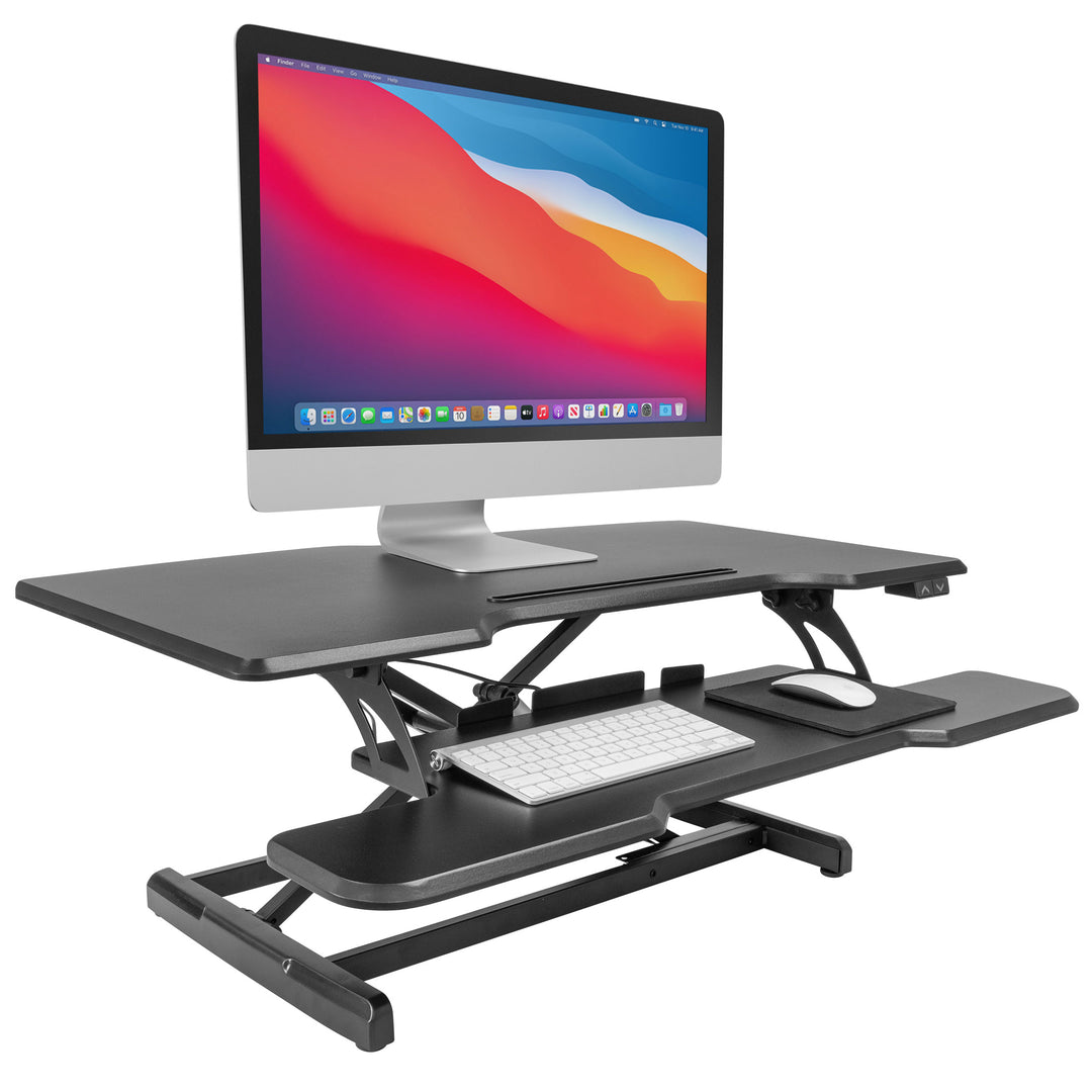Mount It - Electric Standing Desk Converter with 38" Desktop