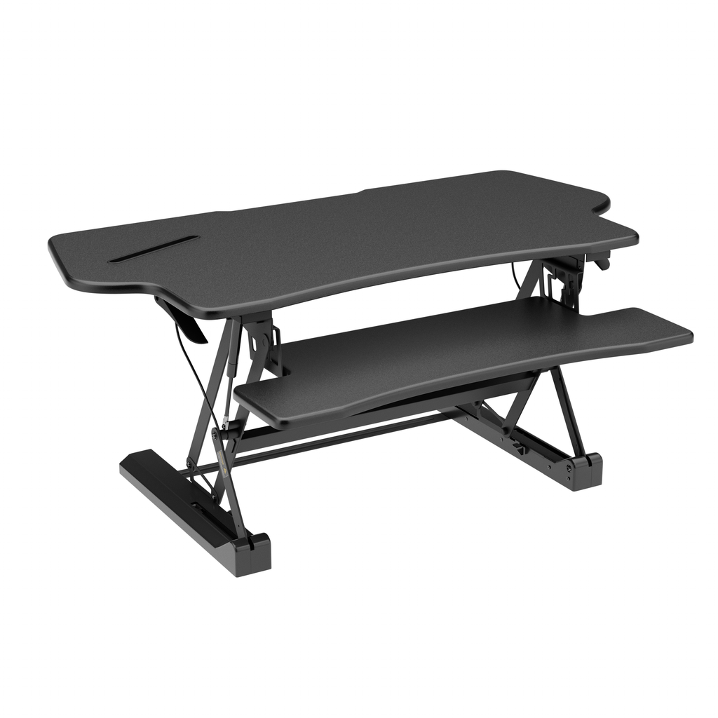 Mount It - Extra Wide Height Adjustable Standing Desk Converter