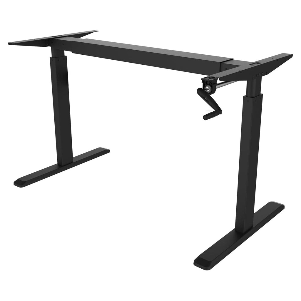 Mount It - Hand Crank Sit-Stand Desk Frame