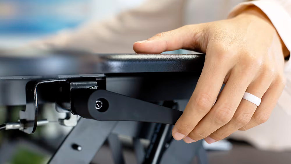 Mount It - Extra Wide Height Adjustable Standing Desk Converter