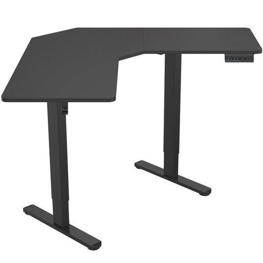 Mount It - Height Adjustable Corner Sit-Stand Desk