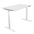 Mount It - Ultimate Dual Motor Electric Standing Desk with 55" Tabletop - White Base