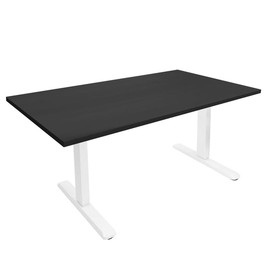 Mount It - Electric Standing Desk with 55" Tabletop - White Base