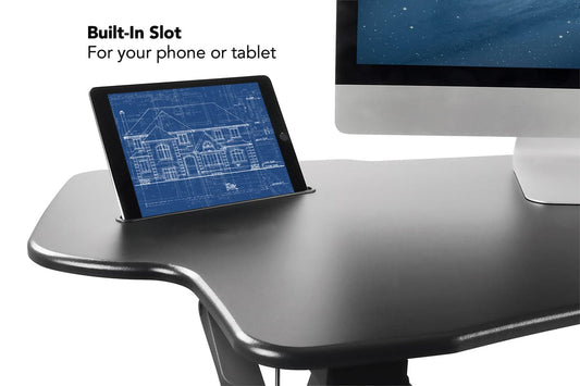 Mount It - Electric Standing Desk Converter with Large Platform | MI-7962