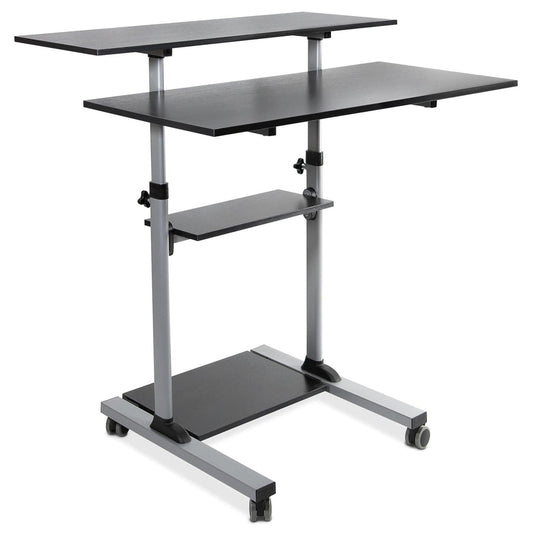 Mount It - Rolling Computer Work Station with Monitor Mount